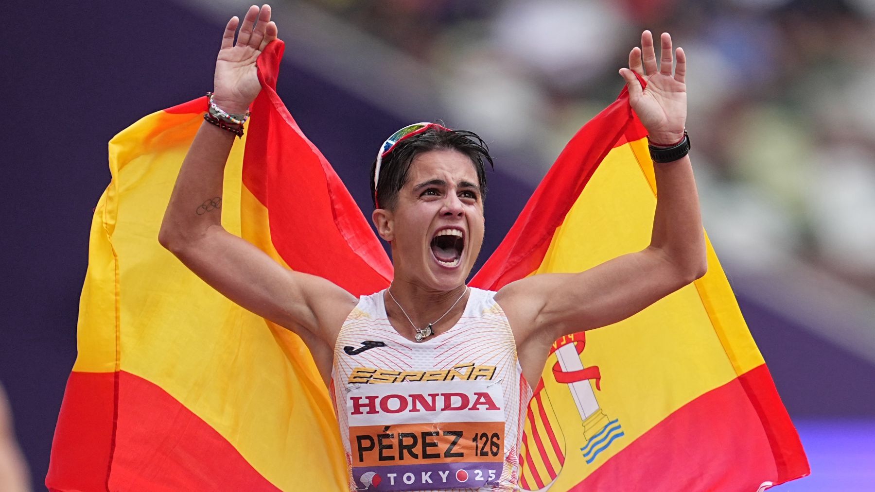 Doblete histórico de María Pérez: gana su segundo oro en el Mundial de Tokio en 20 km marcha