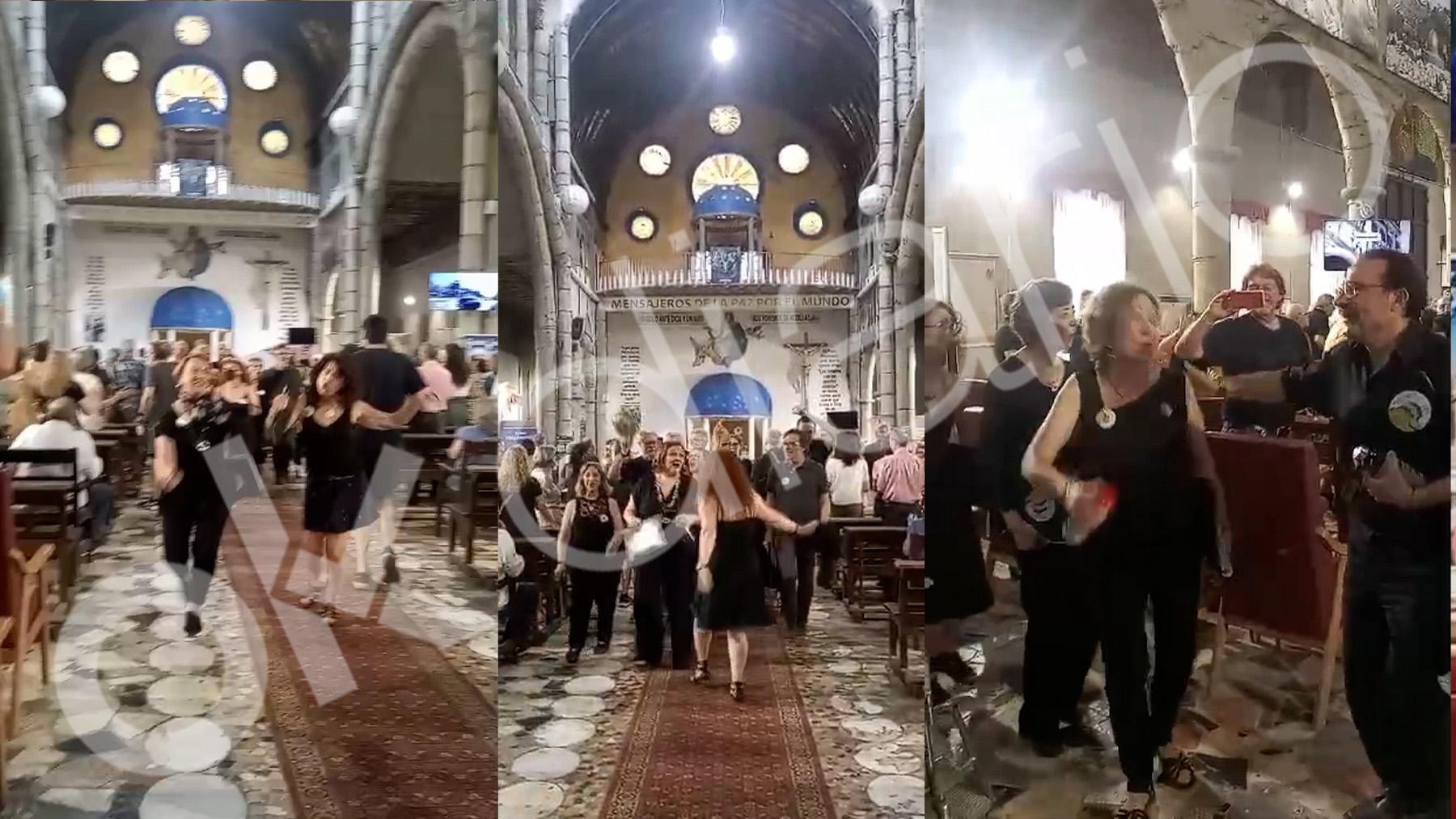 El padre Ángel convierte la catedral de Justo en sala de fiestas: los vídeos que lo demuestran