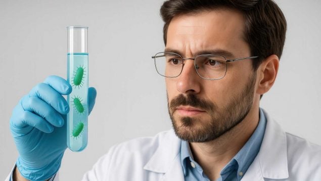 Microbios y plástico