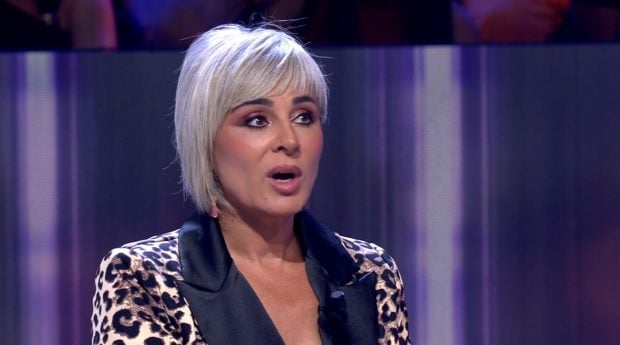 Ana María Aldón en el plató de De Viernes. (Mediaset)