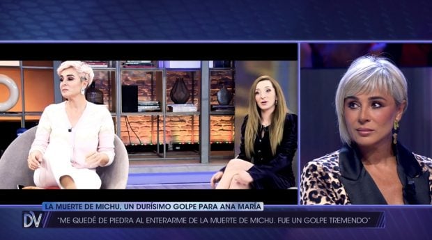 Ana María Aldón habla sobre Michu en De Viernes. (Mediaset)