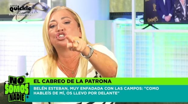 Belén Esteban, colaboradora de No somos nadie. (Canal Quickie)