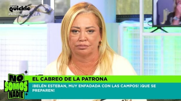 Belén Esteban, colaboradora de No somos nadie. (Canal Quickie)