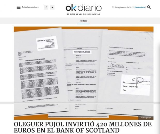 okdiario, información, pujol