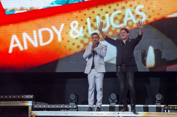 Andy y Lucas en un evento. (Foto: Gtres)