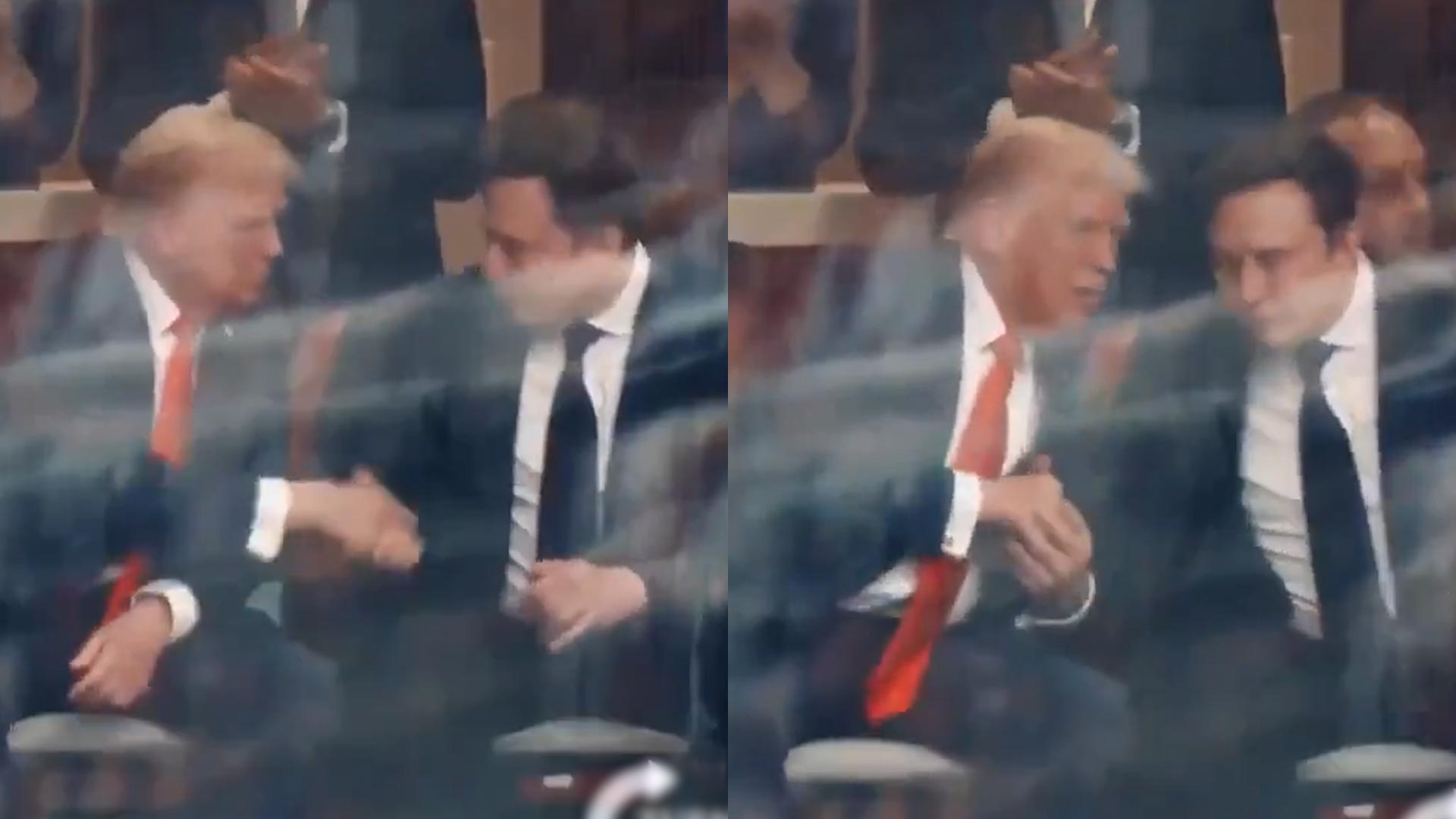 Qué se dijeron Trump y Elon Musk en su inesperado encuentro en el funeral de Charlie Kirk