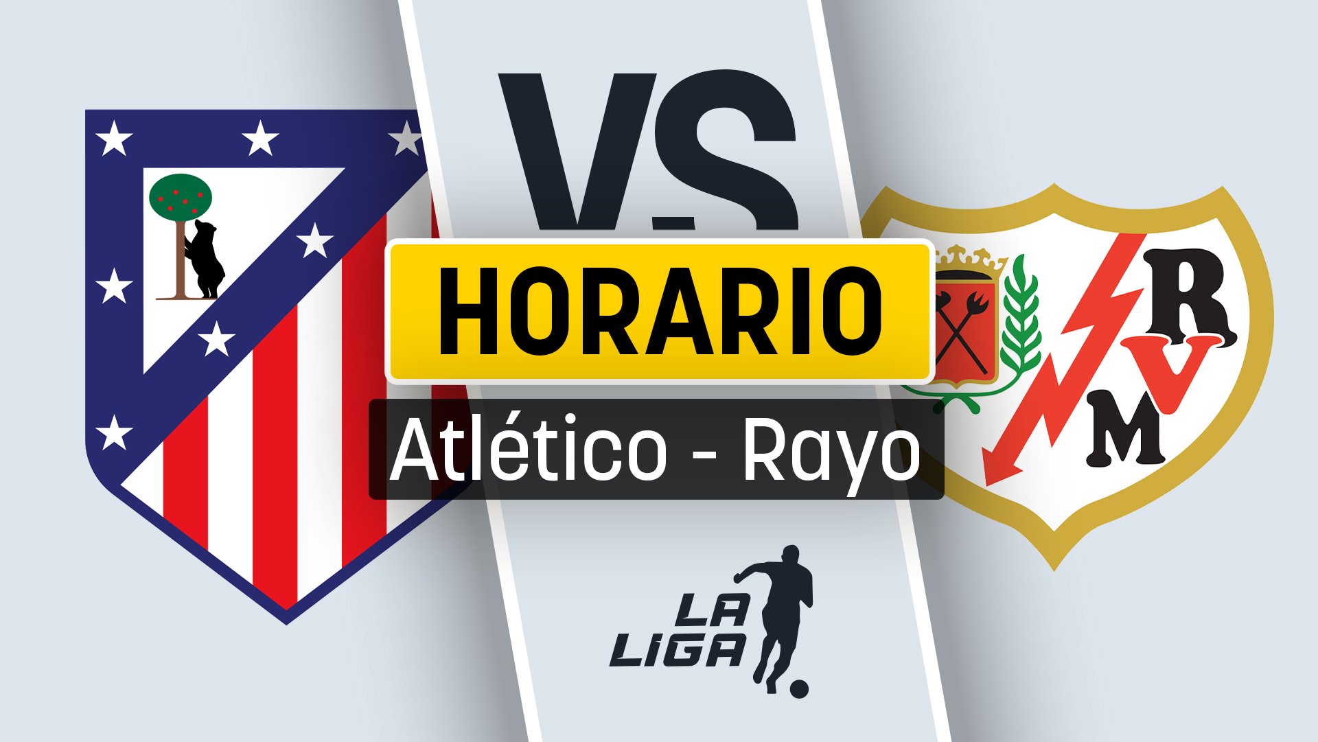Horario del Atlético de Madrid – Rayo: cuándo se juega y dónde ver en directo por TV y en vivo online el partido de Liga.