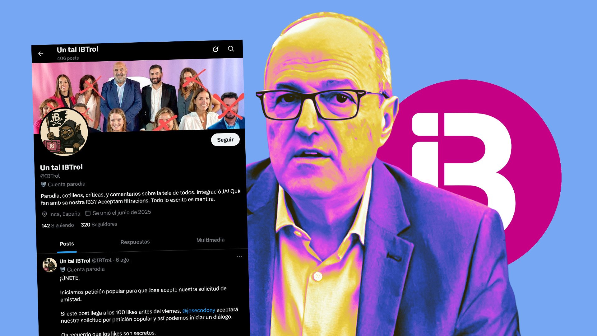 Un cargo vinculado a los socialistas de Palma, detrás de la cuenta ‘fake’ que ataca a periodistas de IB3