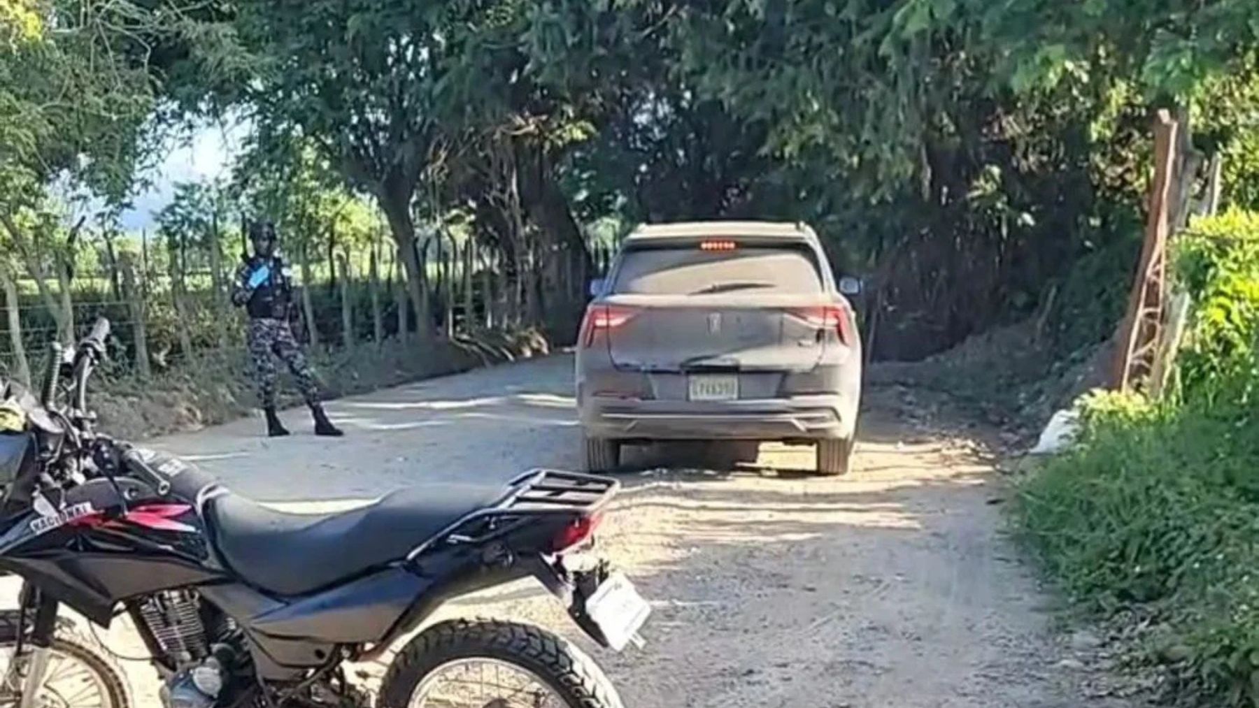 Imagen de la escena del crimen difundida por el canal dominicano ‘Cabrera589’.