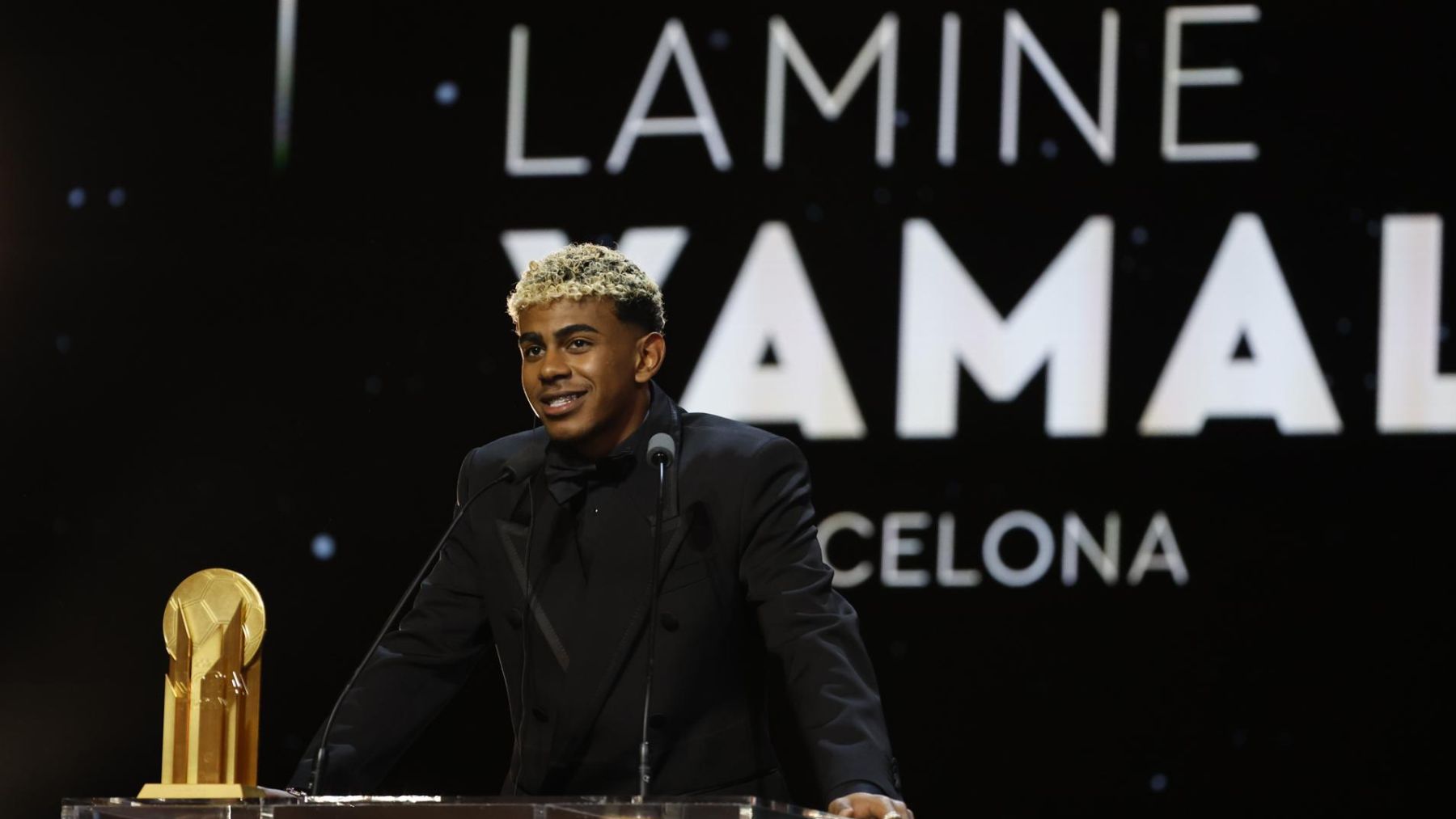 Lamine Yamal se tuvo que conformar con el Kopa por segundo año consecutivo