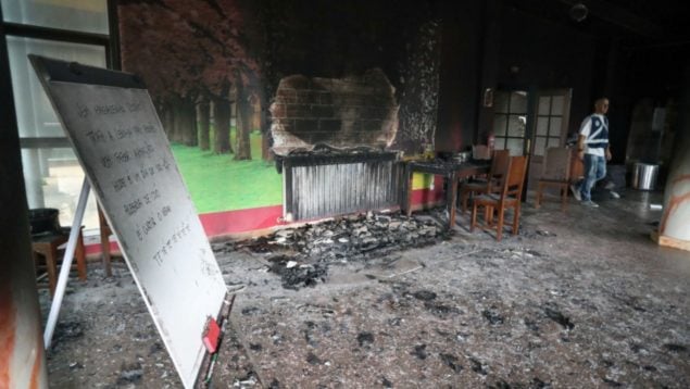 menas, Monforte, Lugo, cócteles molotov, incendio, investigación, Policía Nacional, sucesos