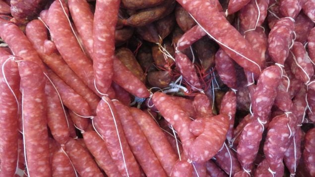 Longanizas, comida, embutidos, alimentos, Valencia