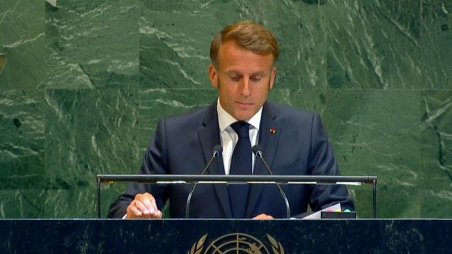 Francia Estado palestino, Macron