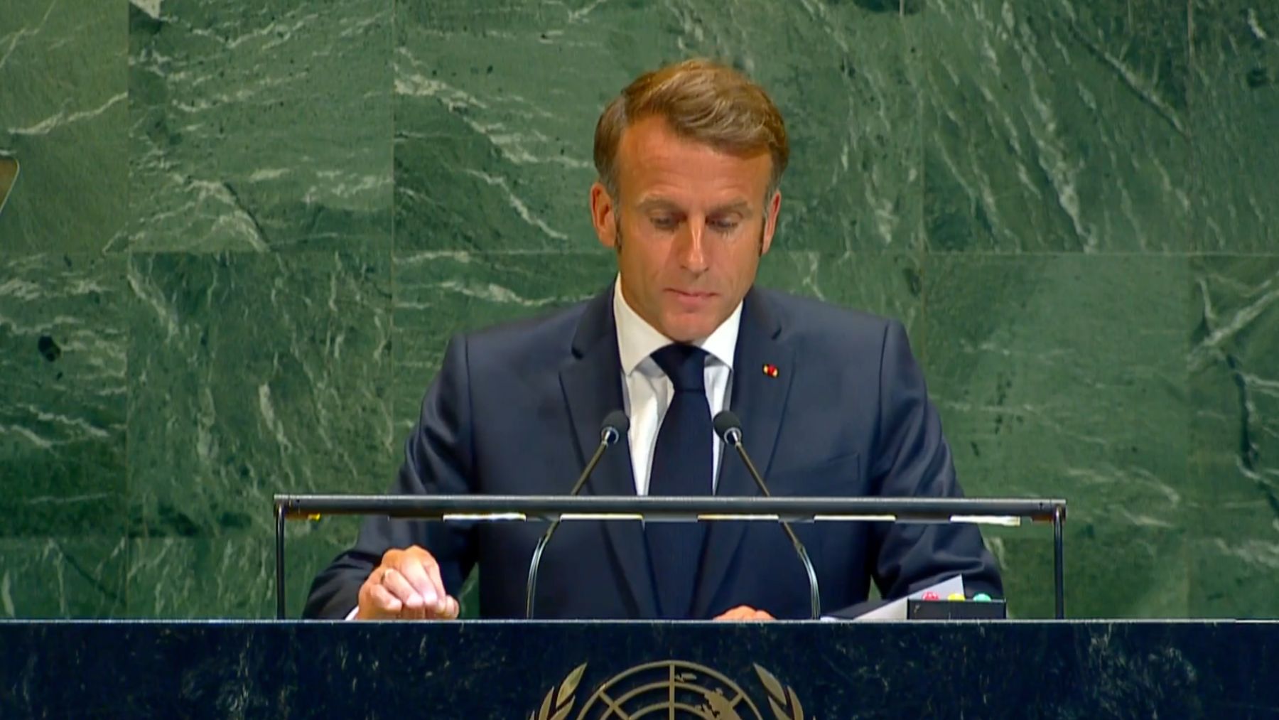 Macron anuncia en la ONU que Francia reconoce el Estado palestino, una decisión que ha dividido al país
