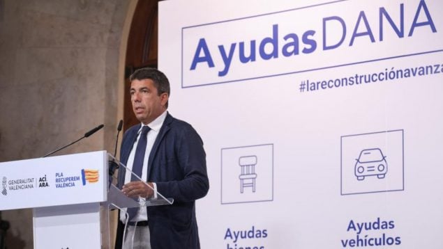 DANA Mazón ayudas Generalitat
