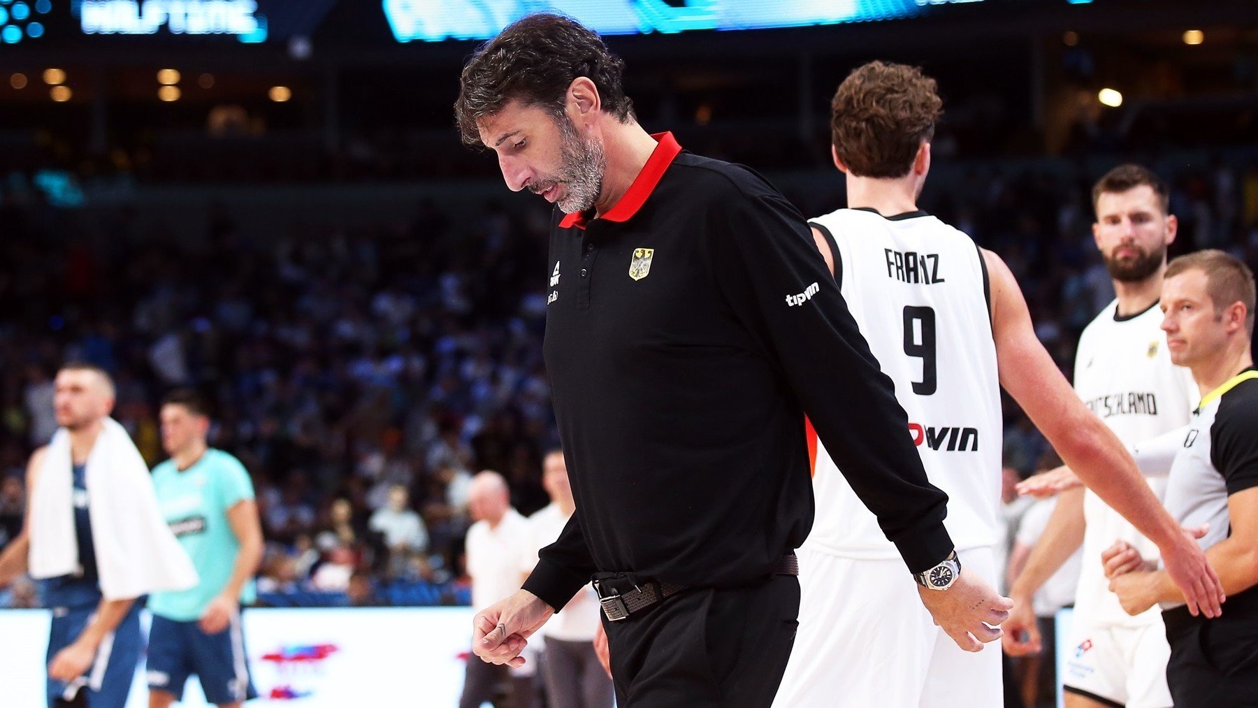 Mumbrú, en un partido con Alemania tras el Eurobasket. (Europa Press)