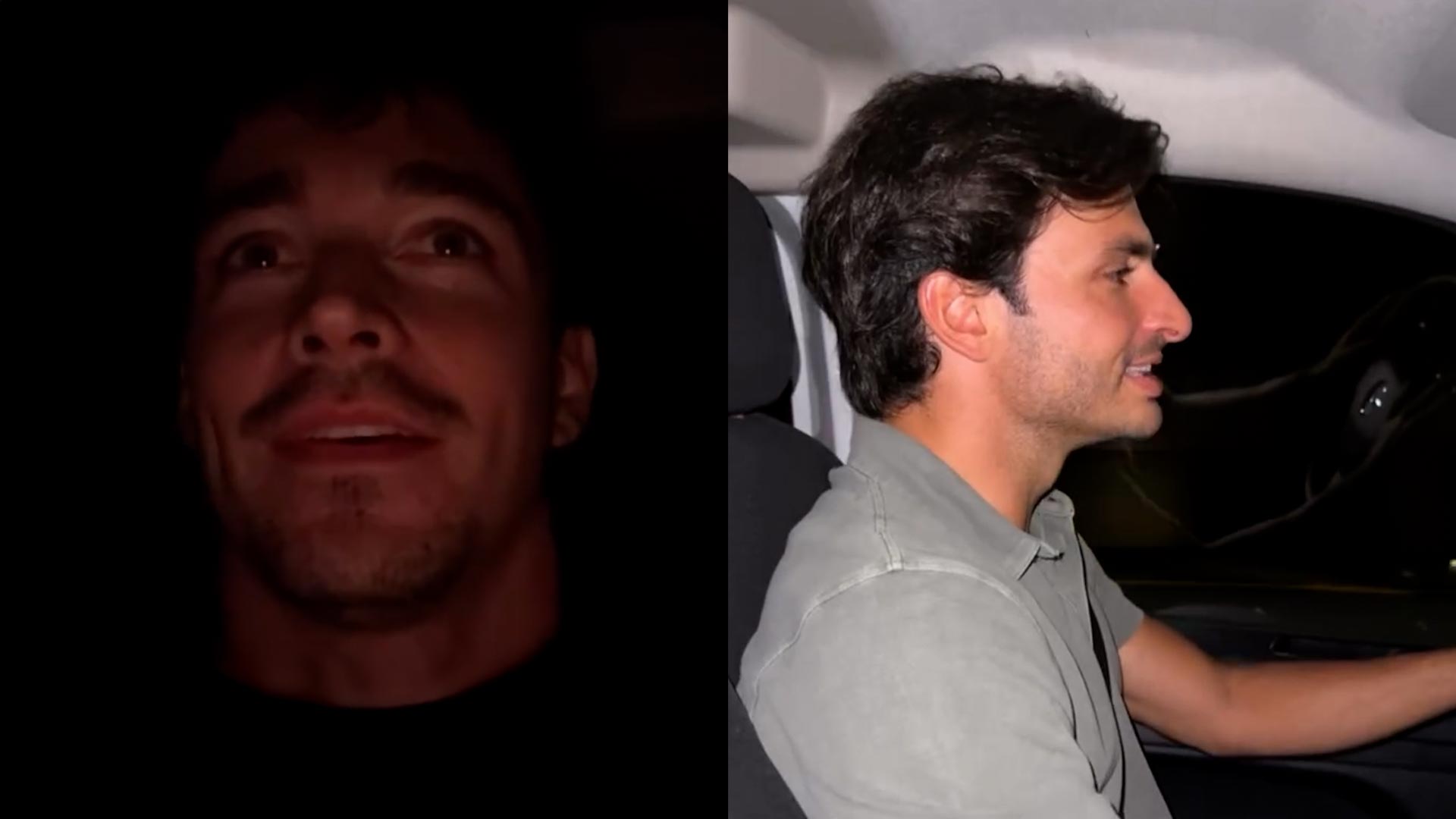 La rocambolesca aventura de Carlos Sainz con Charles Leclerc por mitad de Italia tras su podio en Bakú