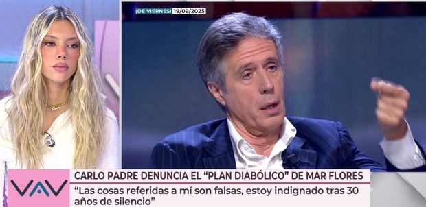 Alejandra Rubio habla de su suegro Carlo Costanzia en Vamos a ver (Mediaset).