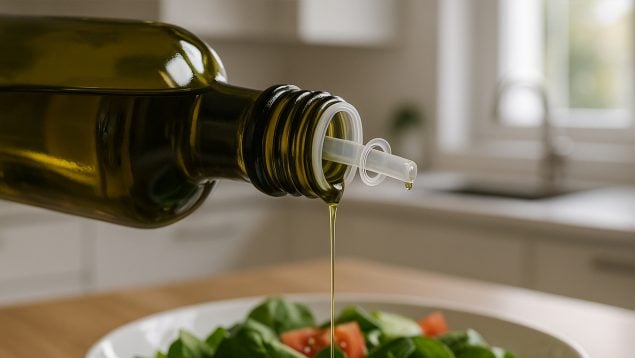 botellas de aceite