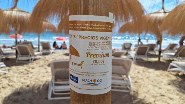 Palma hamacas sombrillas, Palma hamacas premium
