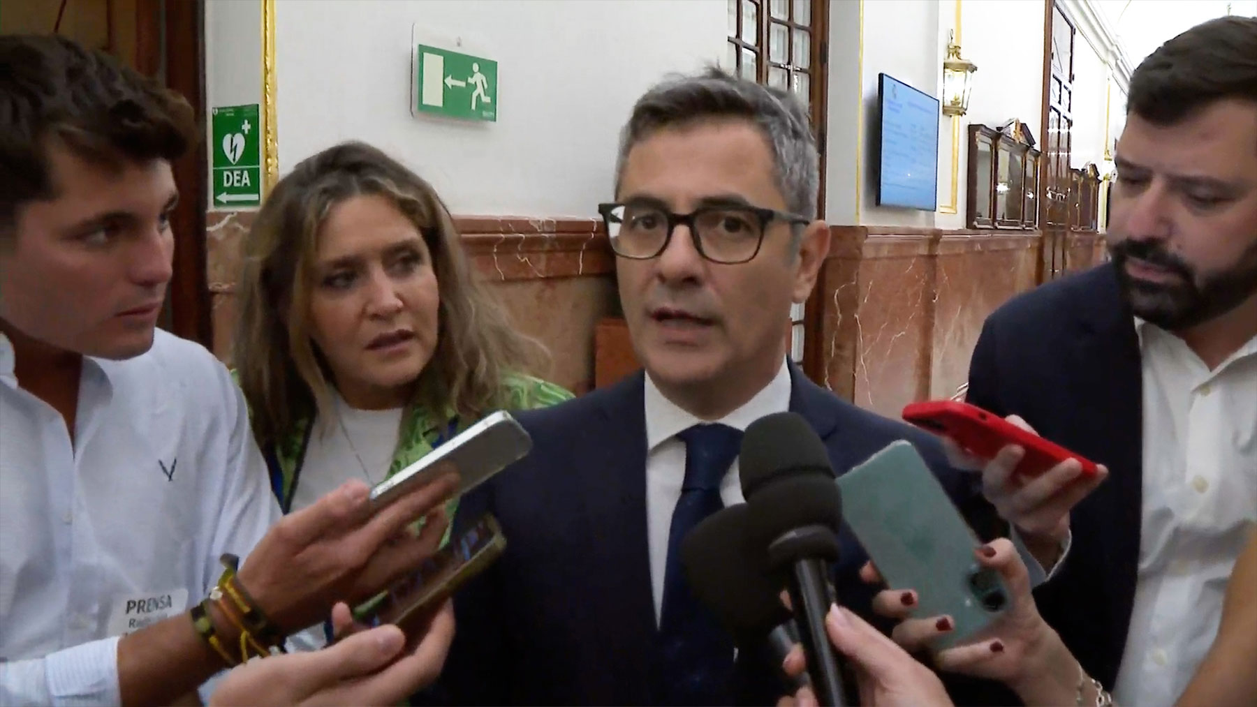 Bolaños acusa a Peinado de prevaricar con Begoña: «Un tribunal imparcial pondrá las cosas en su sitio»