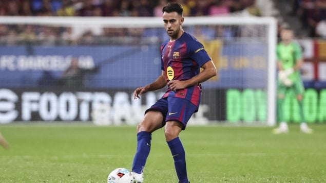 Eric García, en un partido con el FC Barcelona. (Europa Press)