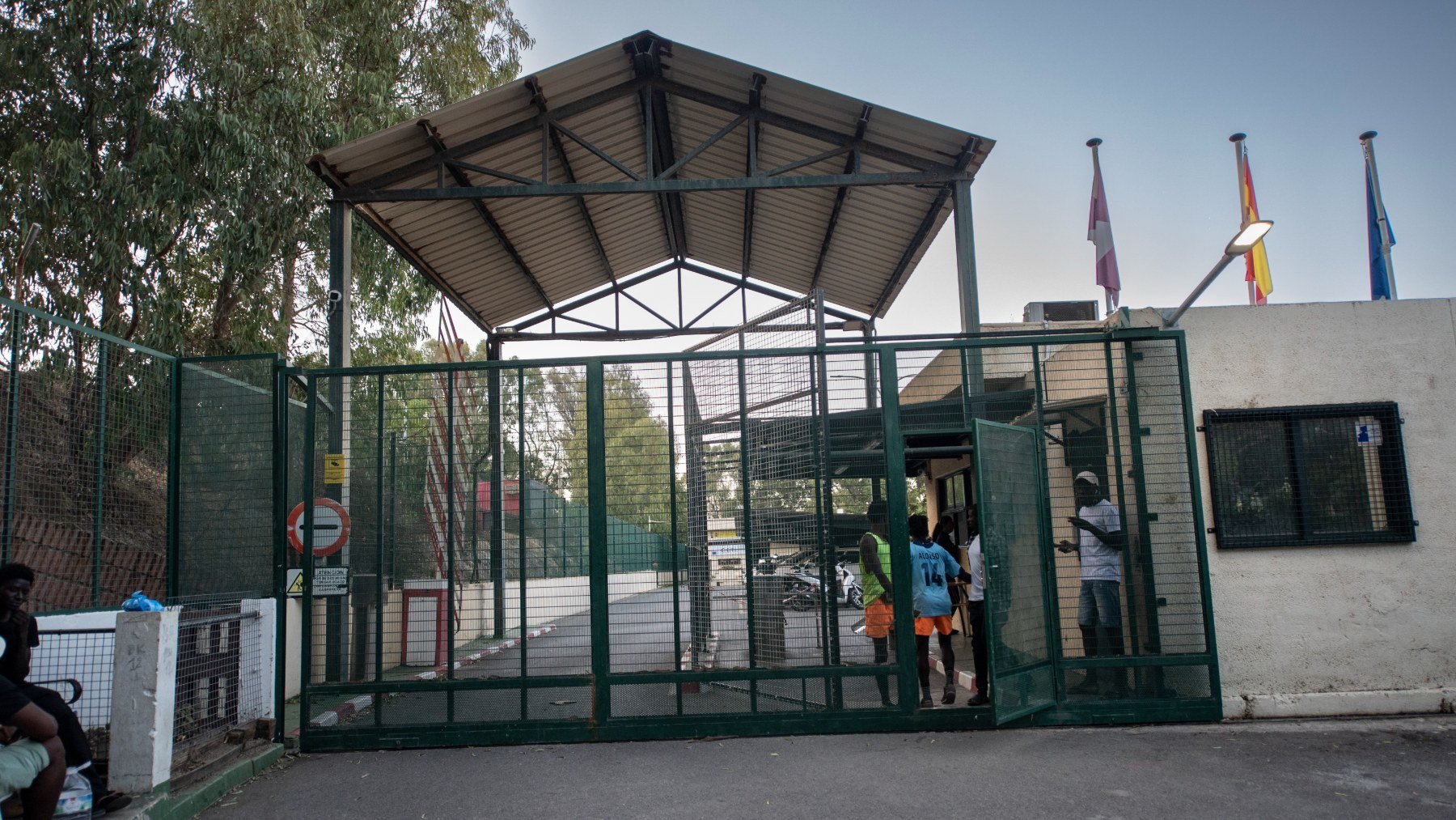Entrada del CETI de Ceuta. (Europa Press)