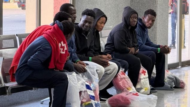 módulo inmigrantes ilegales puerto de Palma