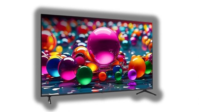 Televisor LG con función Gallery+ mostrando imágenes artísticas en pantalla como marco digital