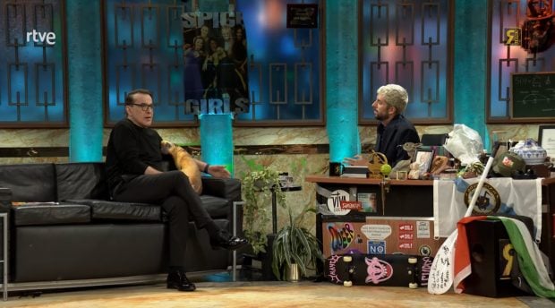 Luis Merlo y David Broncano en La Revuelta. (RTVE)