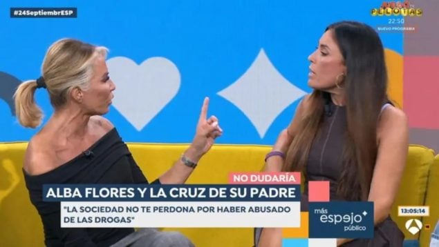Montse Suárez e Isabel Rábago en 'Espejo Público'.