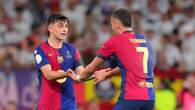 Pedri y Ferran Torres.
