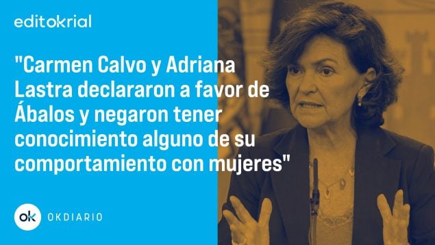 editorial, carmen calvo, lastra, PSOE