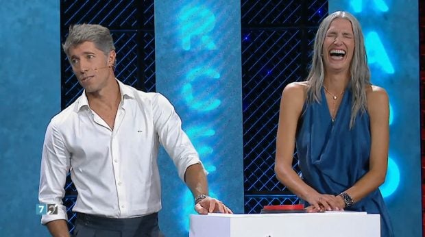 Manuel Escribano y Laura Sánchez en El Show de Bertín. (RTVA)