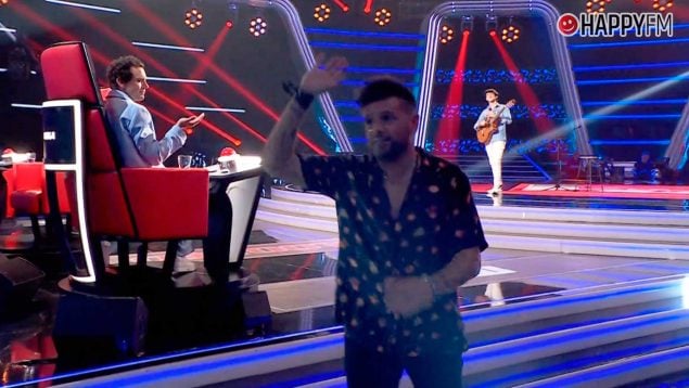 Pablo López se marcha del plató de 'La Voz' (Atresmedia).