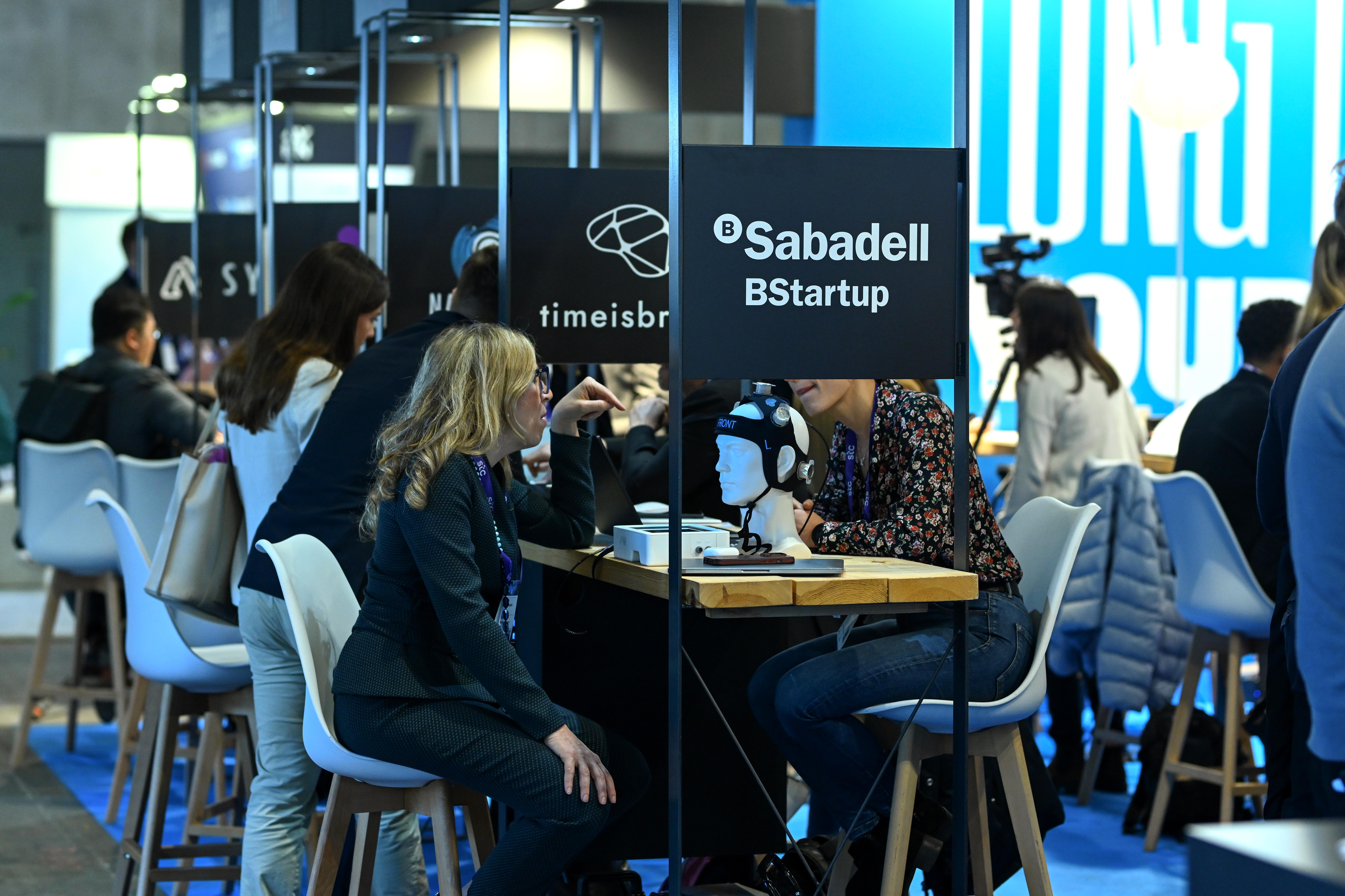 Startups participadas de BStartup Health exponiendo durante la última edición de 4YFN.