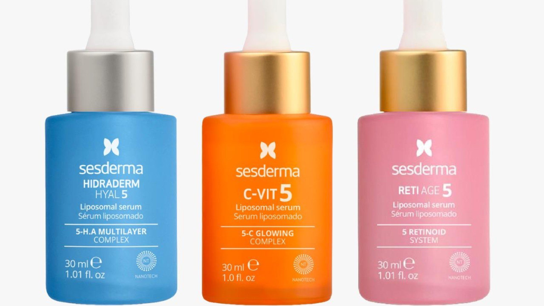 Una muestra de los nuevos productos de Sesderma.