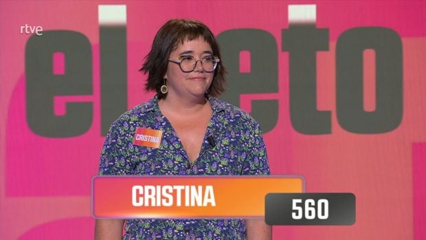 Cristina Mato, concursante de 'Saber y ganar' (RTVE).