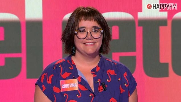 Cristina Mato, concursante de Saber y ganar (RTVE).