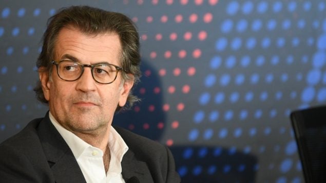 Toni Freixa, durante un acto electoral.