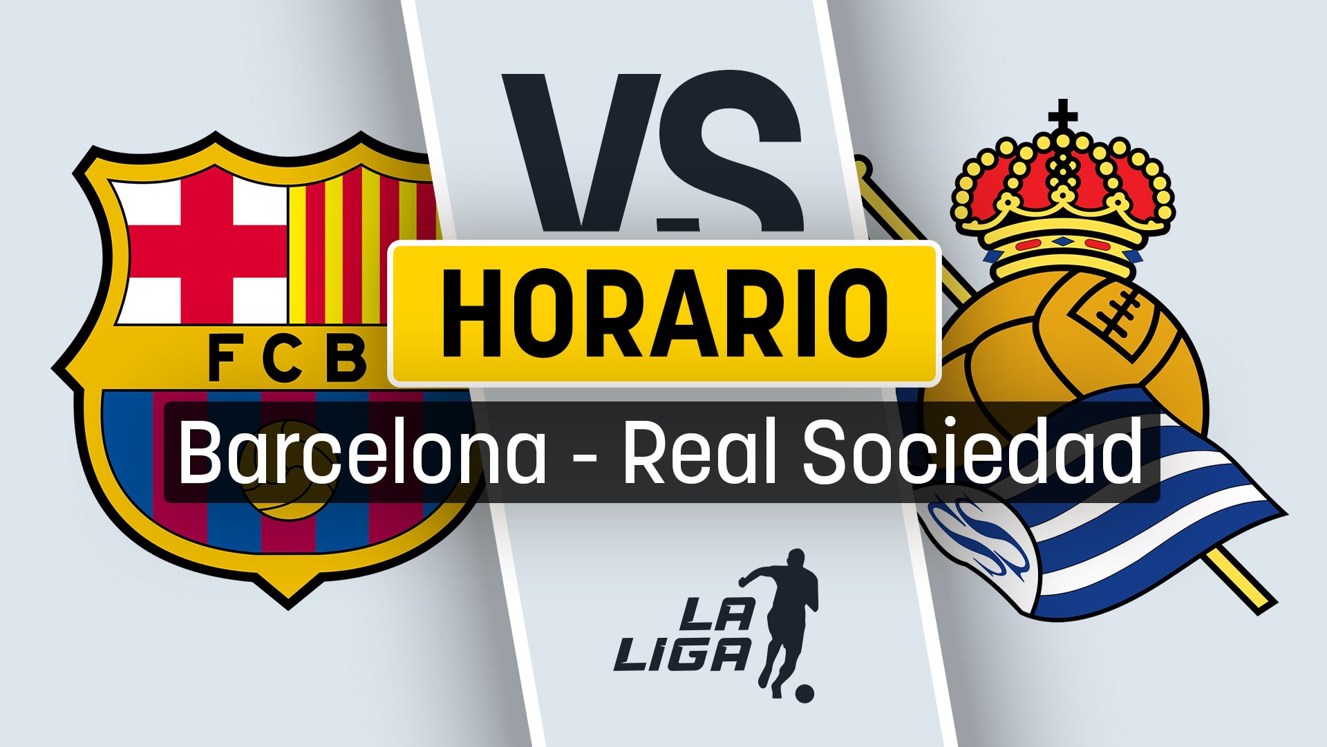Barcelona – Real Sociedad: horario y dónde ver por TV gratis en directo y en vivo online el partido de Liga.