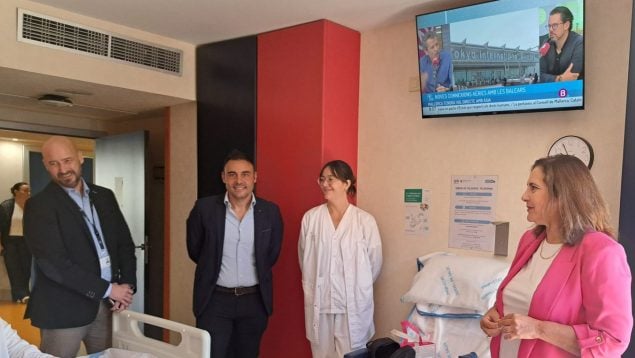 Televisión y teléfono gratis Hospital Inca