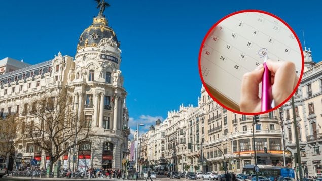 Madrid calendario festivos