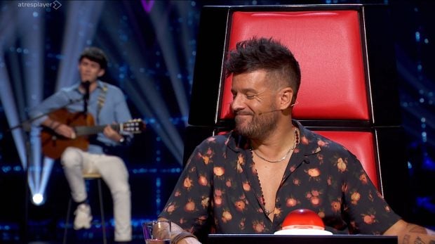 Pablo López en las Audiciones a ciegas de 'La Voz' (Atresmedia).