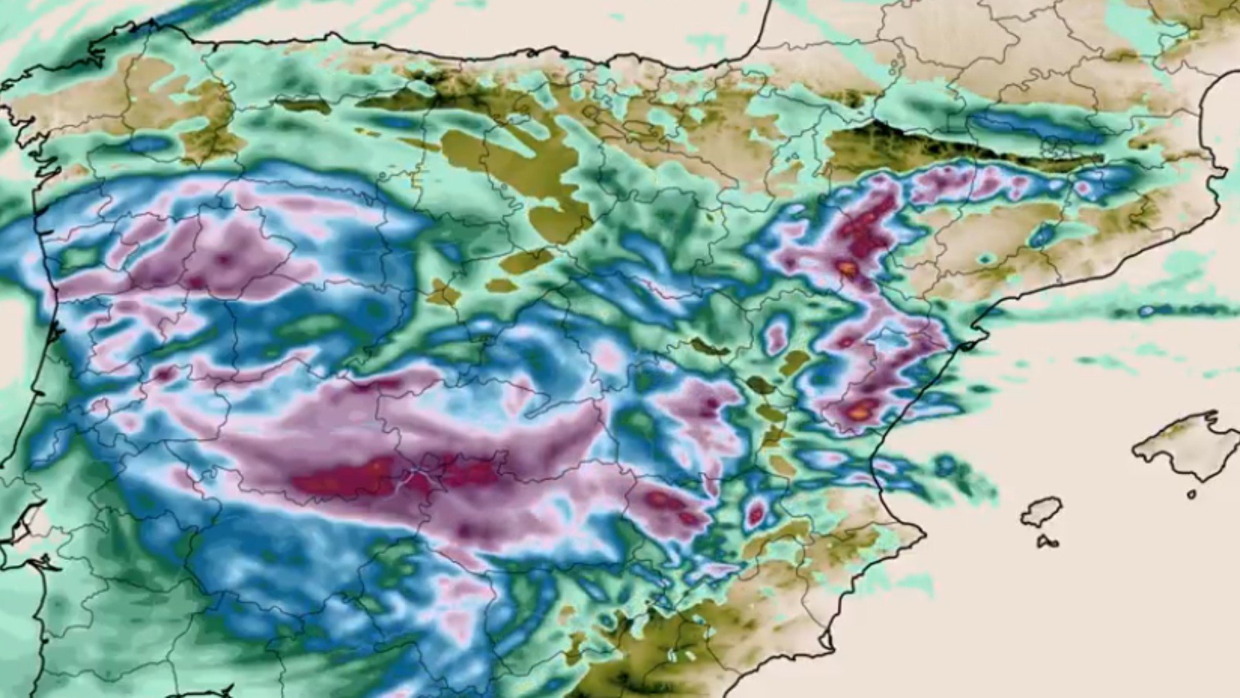 Alerta roja en Valencia y Castellón: la AEMET avisa de «peligro extraordinario» por lluvias torrenciales