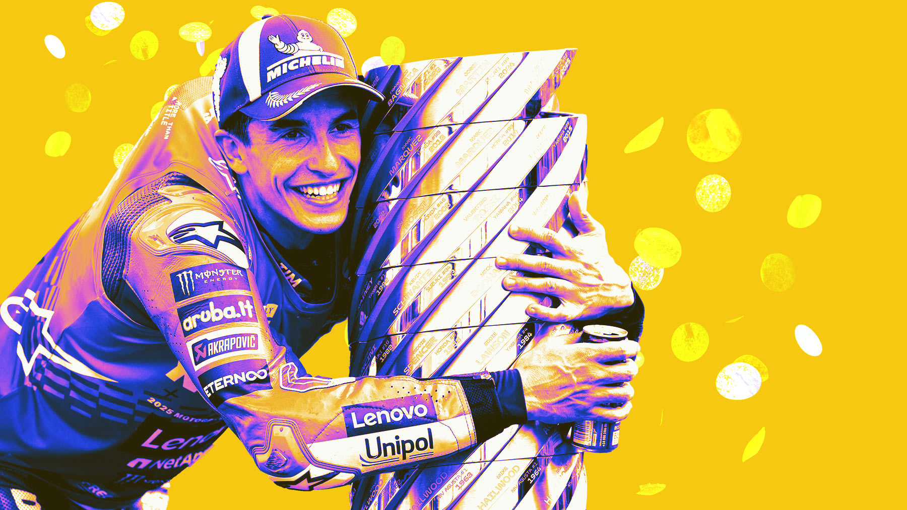 Marc Márquez conquista su séptimo título de MotoGP.
