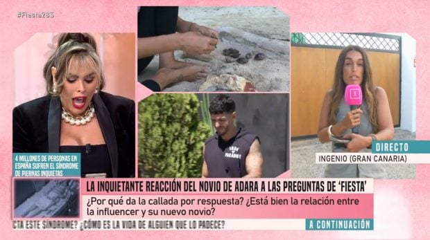 Amor Romeira descubre que el novio de Adara Molinero ha borrado su conversación. (Mediaset)