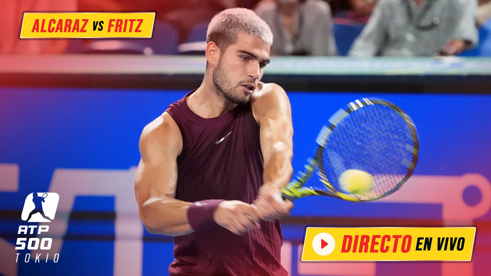 Carlos Alcaraz vs Fritz hoy, en directo: dónde ver gratis y por TV el partido de tenis de la final de Tokio 2025
