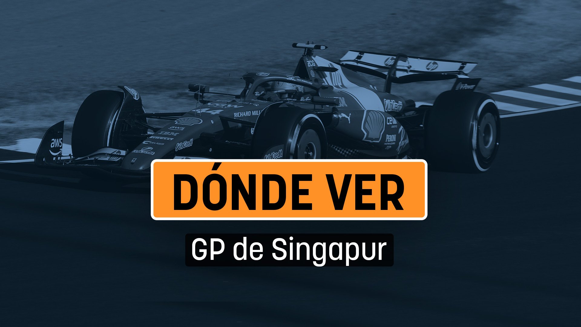 A qué hora es el GP de Singapur y dónde ver por TV en directo la carrera de F1 en Marina Bay