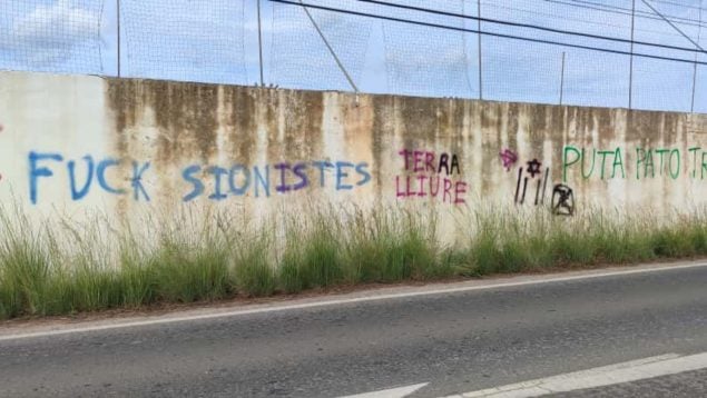 Felanitx pintadas Israel